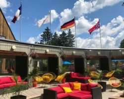 If you want to enjoy the beautiful view of the hill then the resort provides you T-Bar 70 terrace located a few feet above the pool spa. From here you